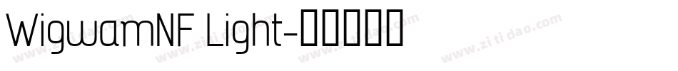 WigwamNF Light字体转换